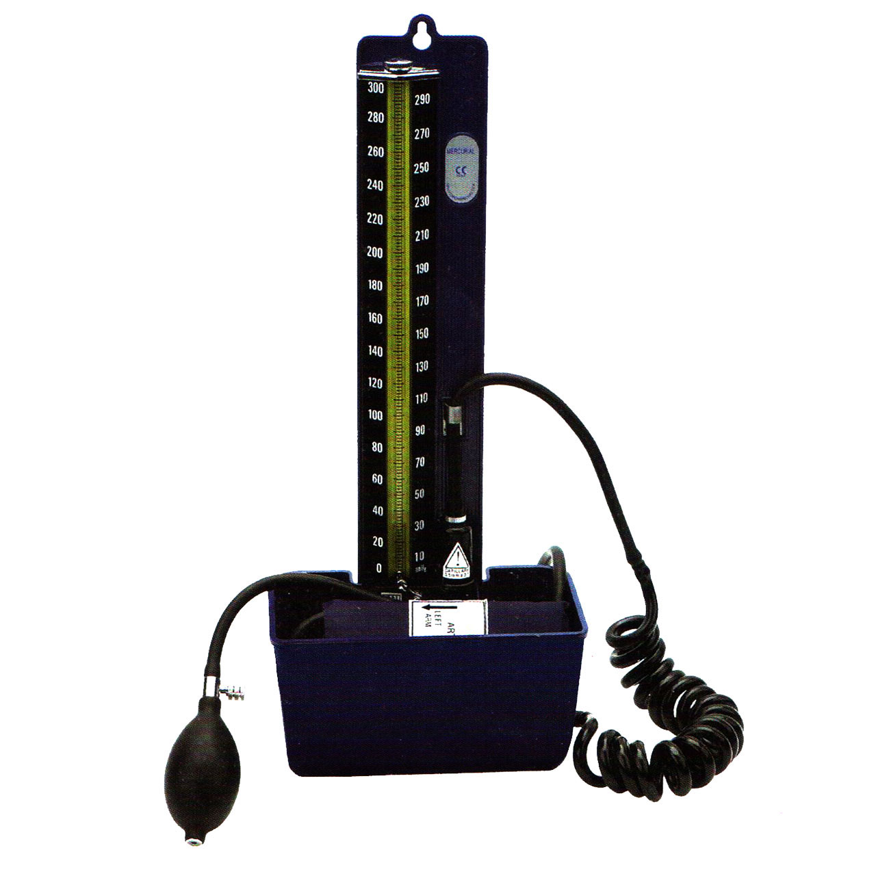 #02-0802 Wall type Mercurial Sphygmomanometer